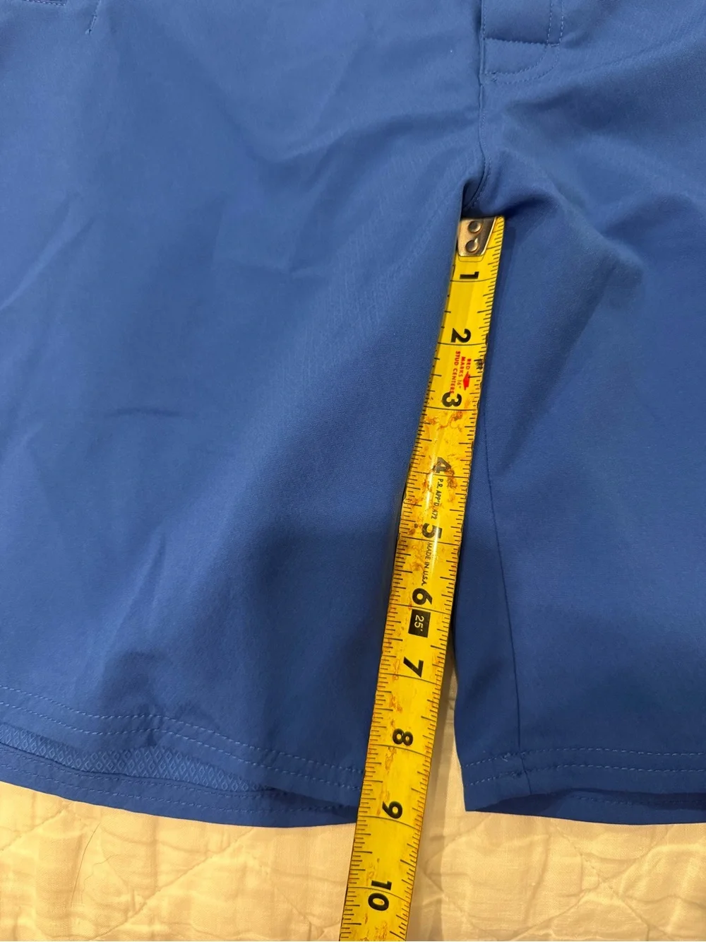 Vineyard Vines Men's Royal Blue Board Shorts with Lime Accents